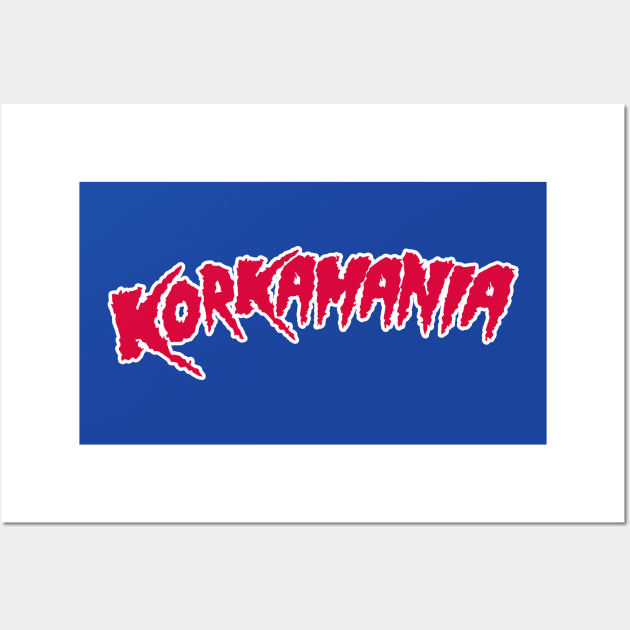 Korkamania - Blue Wall Art by KFig21